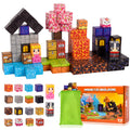 114 piece magnetic building blocks complete set laid out – MillieFun